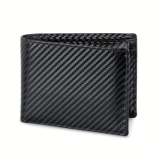 2025 New Men's Wallet with Coin Pocket RFID Protection Carbon Fiber Wallet for Men - The Urban Blasts Ltd