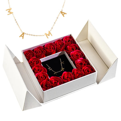 Gifts for Women Jewellery Necklace /w Soap Eternal Rose Gift Box For Valentine's and Mother's day Gifts