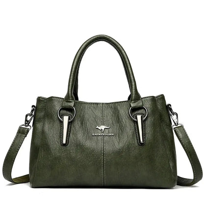 Genuine 3Layers High Quality Soft Leather Ladies Shoulder Crossbody Bags for Women  Luxury Handbags - The Urban Blasts Ltd