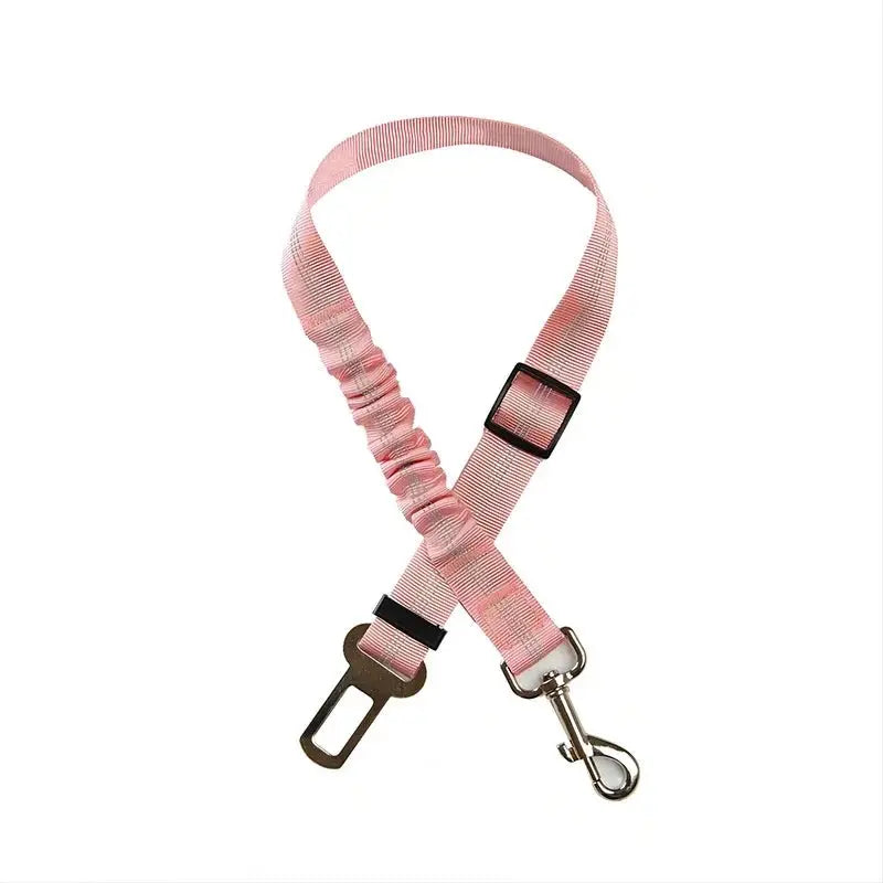 Elastic Nylon Dog Seat Belt For Small Large Dogs Adjustable Reflective Durable Lead Puppy Travel Car Safety Rope - The Urban Blasts Ltd