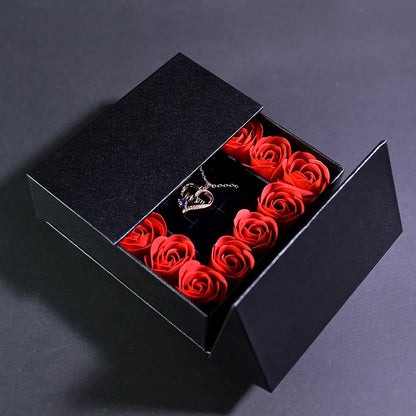 Gifts for Women Jewellery Necklace /w Soap Eternal Rose Gift Box For Valentine's and Mother's day Gifts